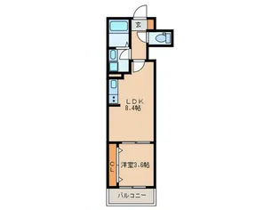 サンクレシア戸畑駅前II【5階】の間取り