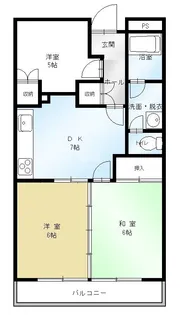 リバーサイドマツトシ【2階】の間取り
