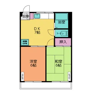 マンションシラヌイ【2階】の間取り