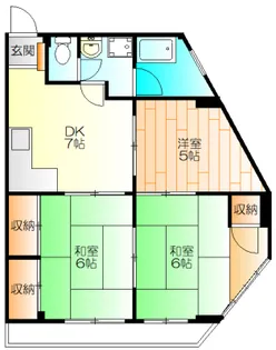 第2三和ビル【3階】の間取り