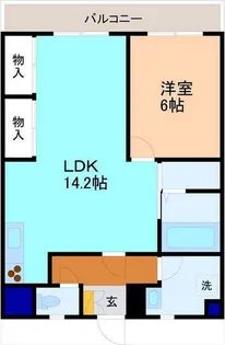 ウェルネスガーデン【2階】の間取り