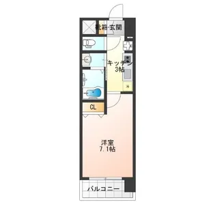 アービングNeo岸里【7階】の間取り