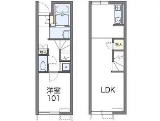レオネクストあんなばんII【1階】の間取り