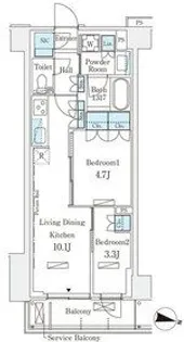 東京都北区神谷3【マンション】の間取り