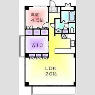 イーストガーデンバラ館【2階】の間取り