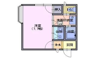 カトレアハイツ【2階】の間取り