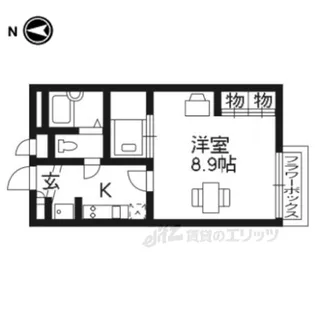 レオパレスRouteLeon【1階】の間取り