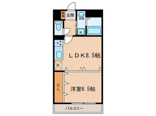 ラ・フォ-レ【2階】の間取り