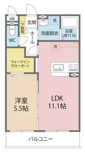 You Me LifeII【3階】の間取り