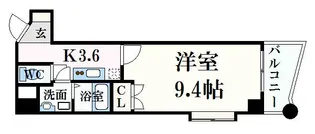 フォルム幟町【5階】の間取り