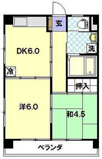 シルキーホームズ【5階】の間取り