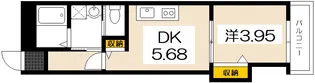 LE DOME阿品【1階】の間取り