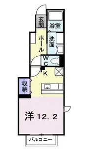 1Kの間取り画像