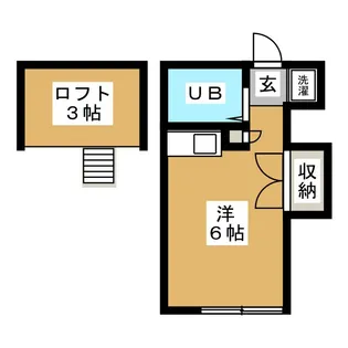 ナインパレス【1階】の間取り