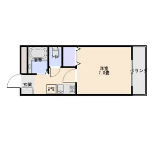 メゾン21【1階】の間取り