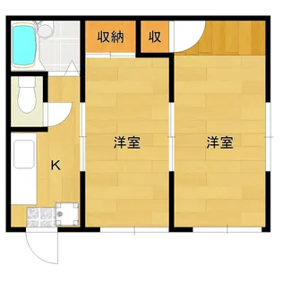 サンハイツ【1階】の間取り