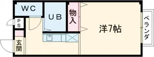京都府舞鶴市字吉野【アパート】の間取り