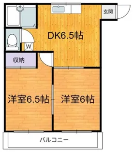 シャロームシラタ【1階】の間取り