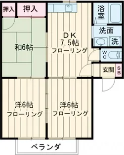 エスポワール【1階】の間取り
