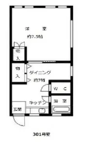 神奈川県平塚市錦町【マンション】の間取り