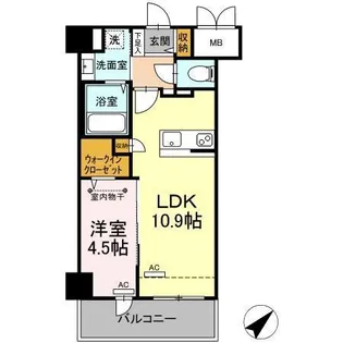 N-FLAT matsuyama【3階】の間取り