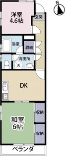 高嶺マンション【3階】の間取り