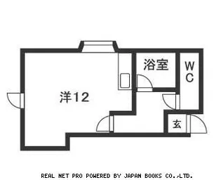 ローヤルハイツ琴似【4階】の間取り
