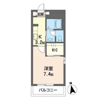 埼玉県川口市芝中田2【マンション】の間取り