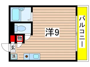 BERGLAND春日【4階】の間取り