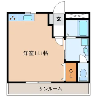 ハイツエクセル21【2階】の間取り