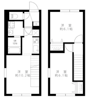 LEGALAND大井町ANNEXの間取り