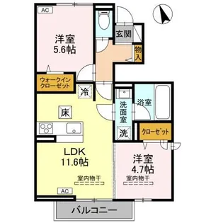 Sunny Side【1階】の間取り