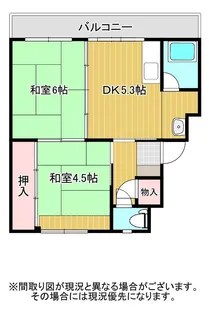福吉丸アパート【2階】の間取り