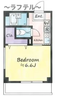 スィーダーオリジンハウス【3階】の間取り