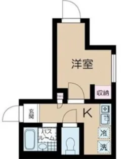 フェリーチェ中野坂上E【2階】の間取り