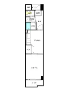 アーバンドエル杁中【4階】の間取り