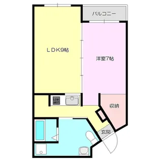 新大阪ステーションビル【9階】の間取り