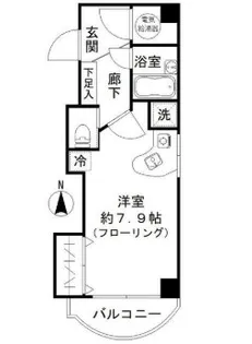 シロス蓮沼【4階】の間取り