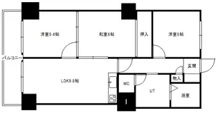 3LDKの間取り画像