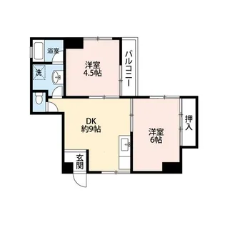 メゾン高殿【5階】の間取り