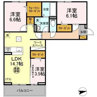 千葉県松戸市新松戸3【アパート】の間取り