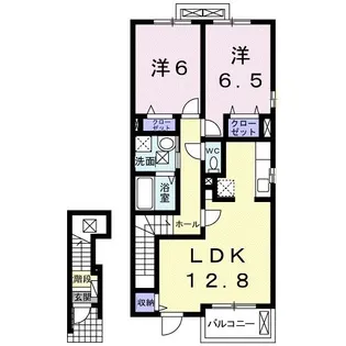 プラティエ【2階】の間取り