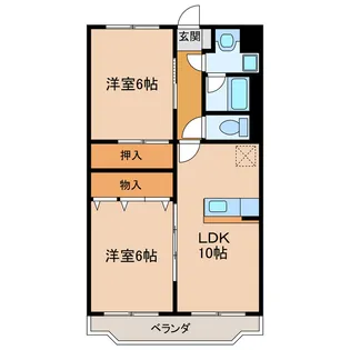 フリーデン【2階】の間取り