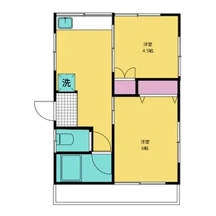 町田アパート【1階】の間取り