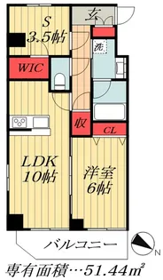 東京都江戸川区東瑞江1【マンション】の間取り