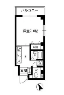 メゾンヌーヴェル【3階】の間取り