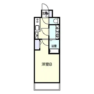S-RESIDENCE堺市駅前【13階】の間取り