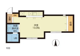バードヒル【2階】の間取り