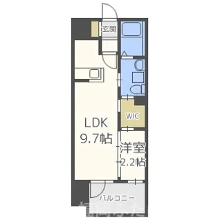 グランフォーレ大名プレミア【7階】の間取り