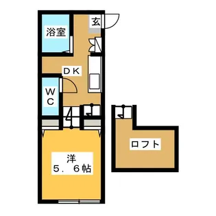 隠れ家(KAKUREGA)【1階】の間取り